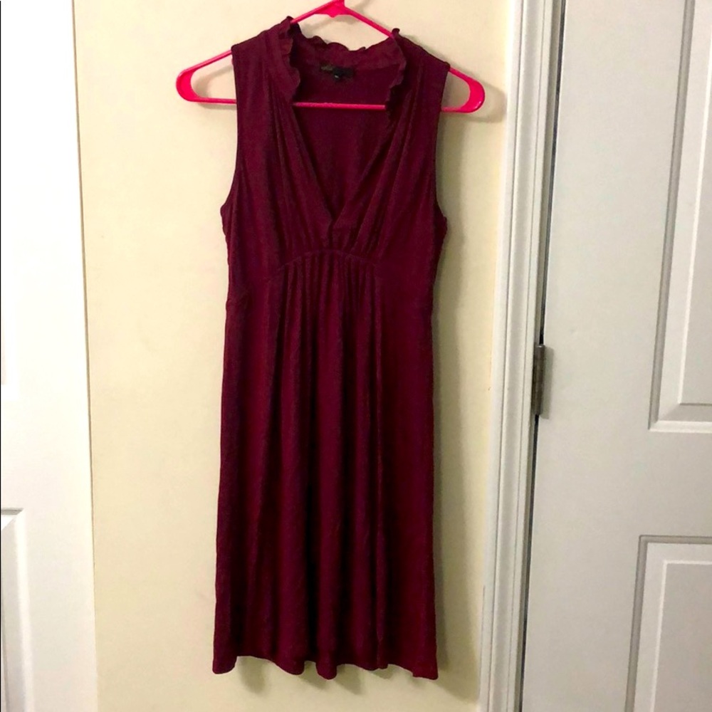 Burgundy Dress